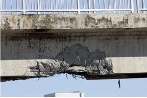 Deteriorating bridge