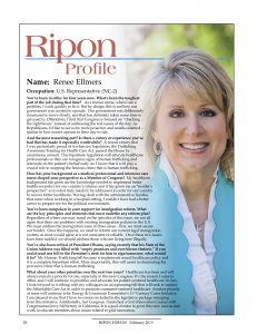 Ripon Profile - Renee Ellmers