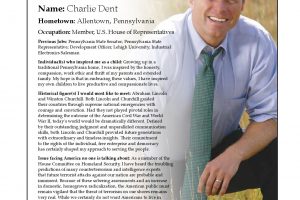 The Ripon Profile — Representative Charlie Dent Pennsylvania-15