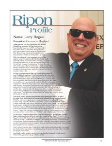 Ripon Profile - Larry Hogan