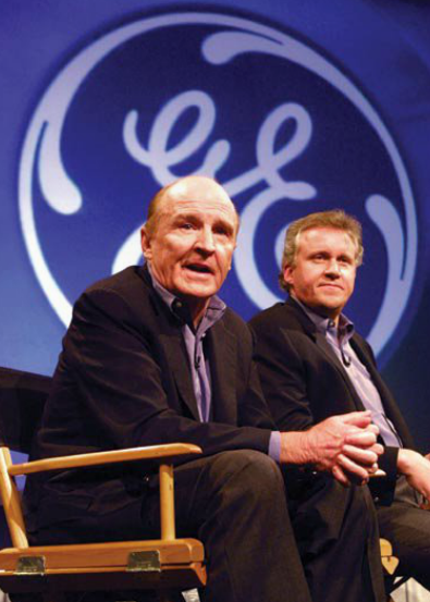General Electric Chairman and CEO Jack Welch at the 200 news conference announcing the appointment of his successor, Jeffery Inmelt.