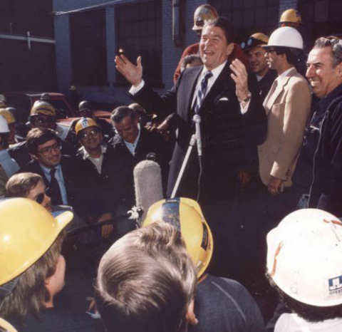 Reagan in Youngstown