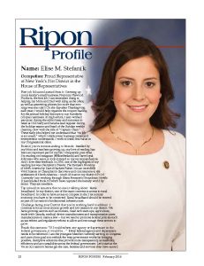 Ripon Profile of Elise Stefanik