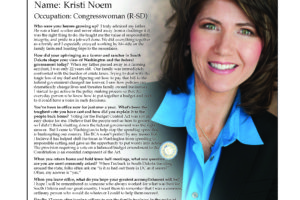 Ripon Profile of Kristi Noem