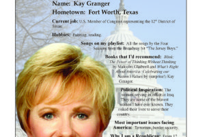 Ripon Profile of Kay Granger