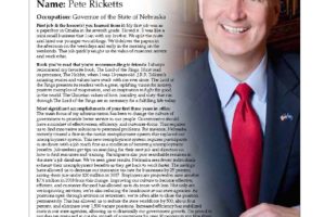 Ripon Profile of Pete Ricketts