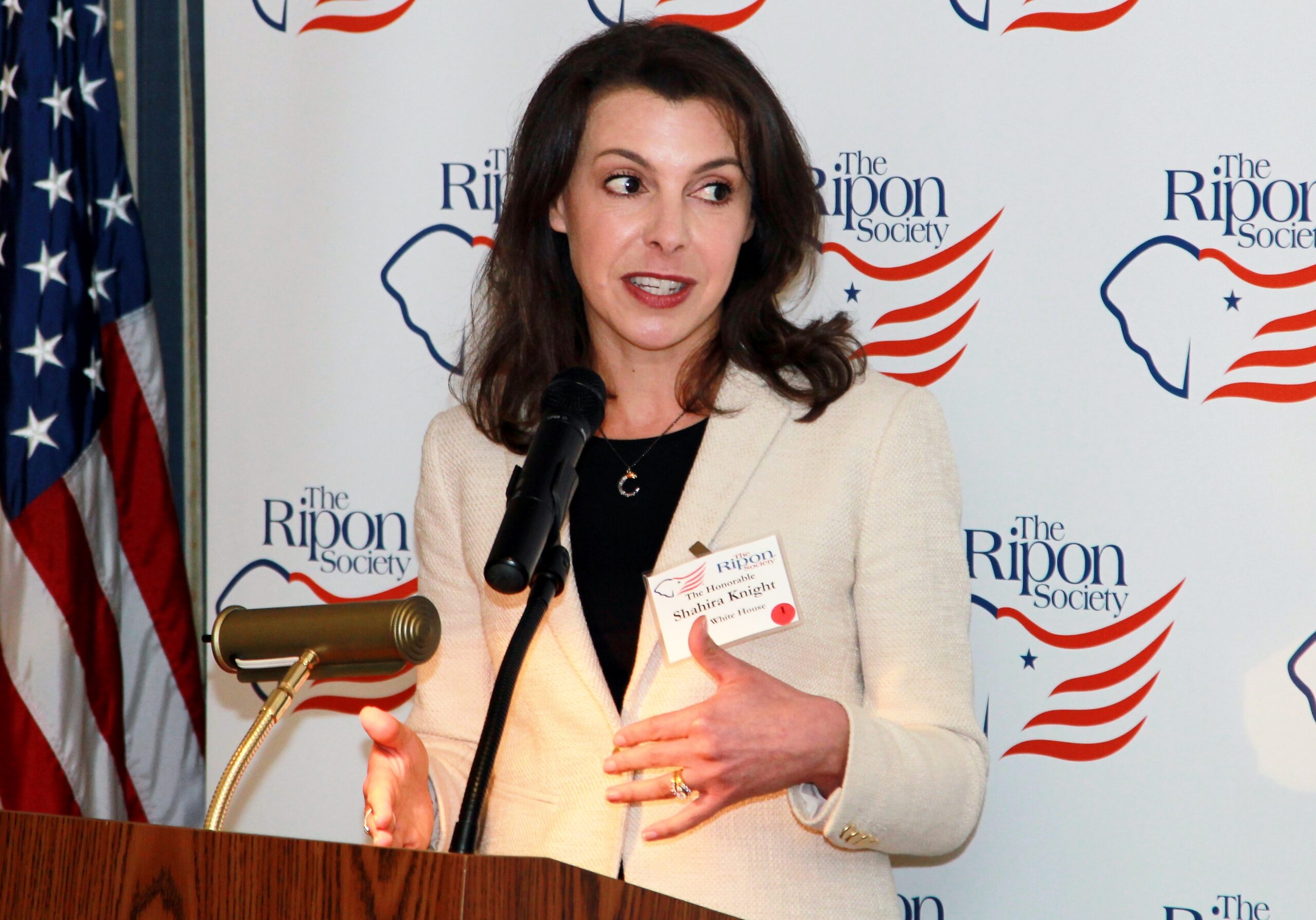 Ripon Society Holds Luncheon Discussion with White House Legislative Affairs Director Shahira Knight