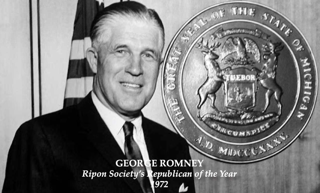 #TBT – The Ripon Society recognizes George Romney as its 1972 Republican of the Year