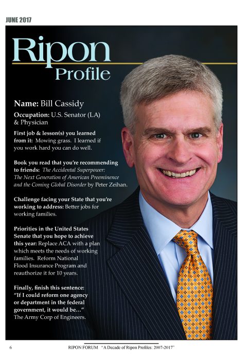 Ripon Profile of Bill Cassidy