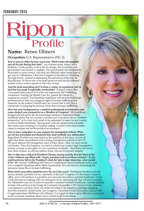 Ripon Profile of Renee Ellmers