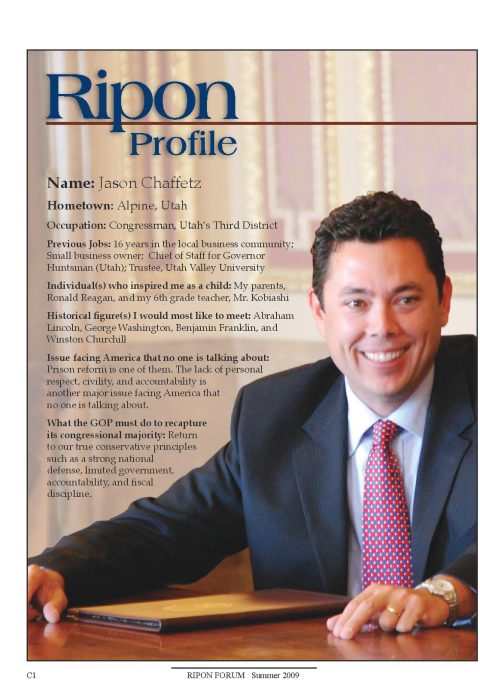The Ripon Profile of Jason Chaffetz