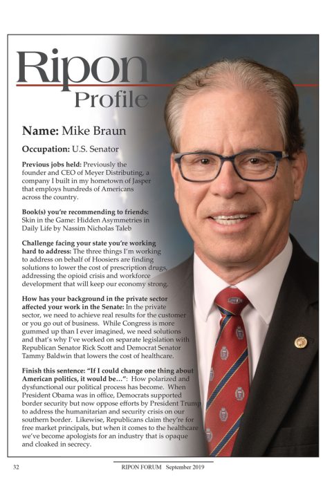 Ripon Profile of Mike Braun