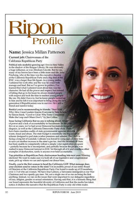 Ripon Profile of Jessica Millan Patterson