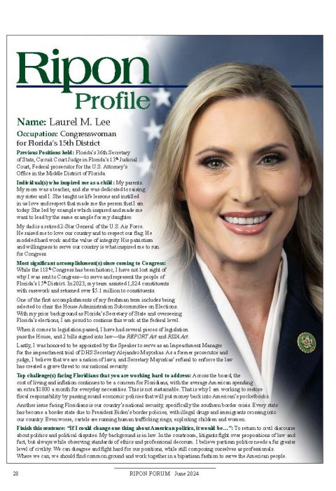 Ripon Profile of Laurel Lee
