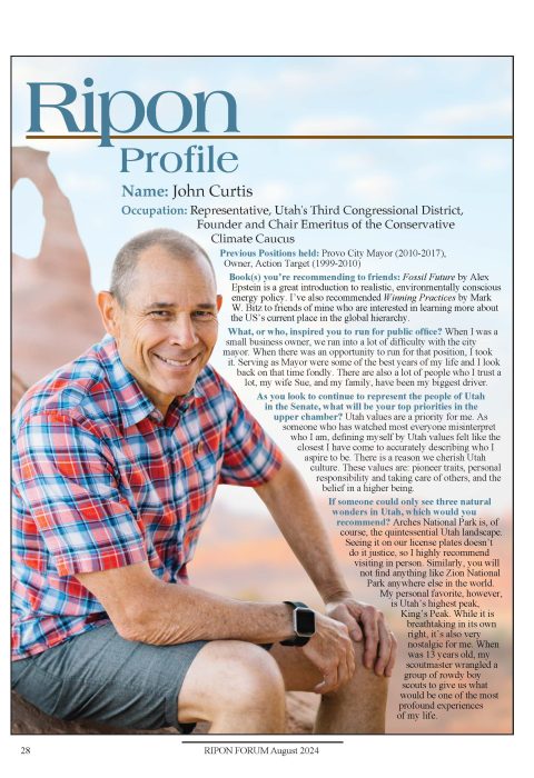 Ripon Profile of John Curtis