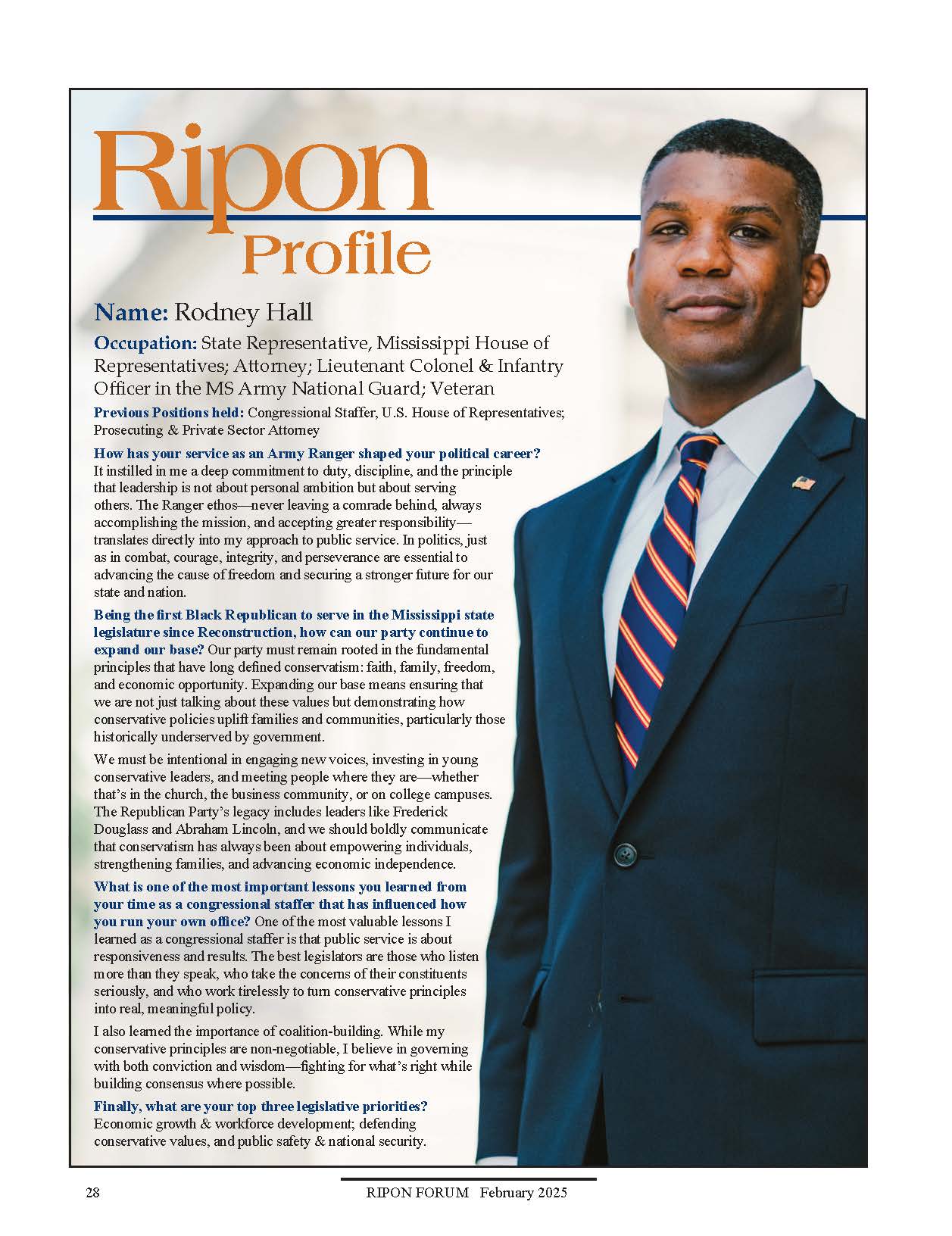 Ripon Profile of Rodney Hall