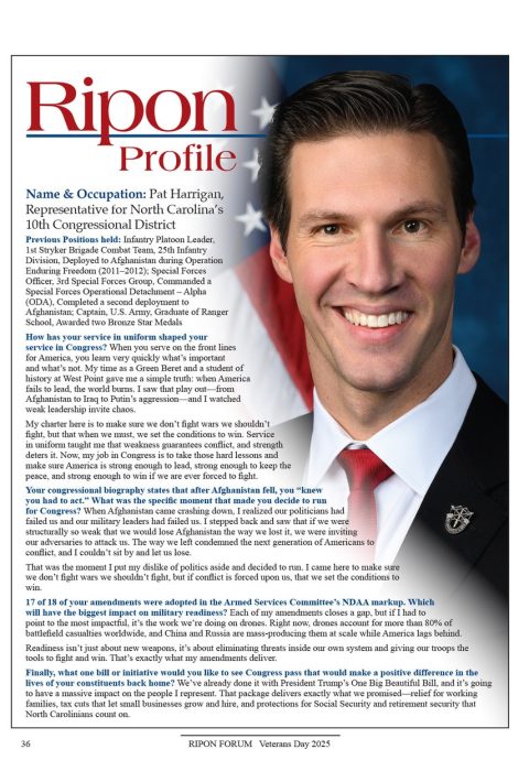 Ripon Profile of Pat Harrigan