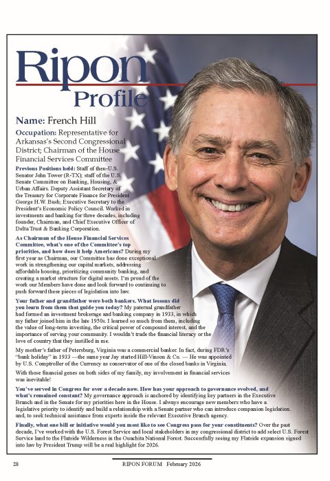 Ripon Profile of French Hill