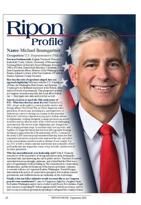 Ripon Profile of Michael Baumgartner